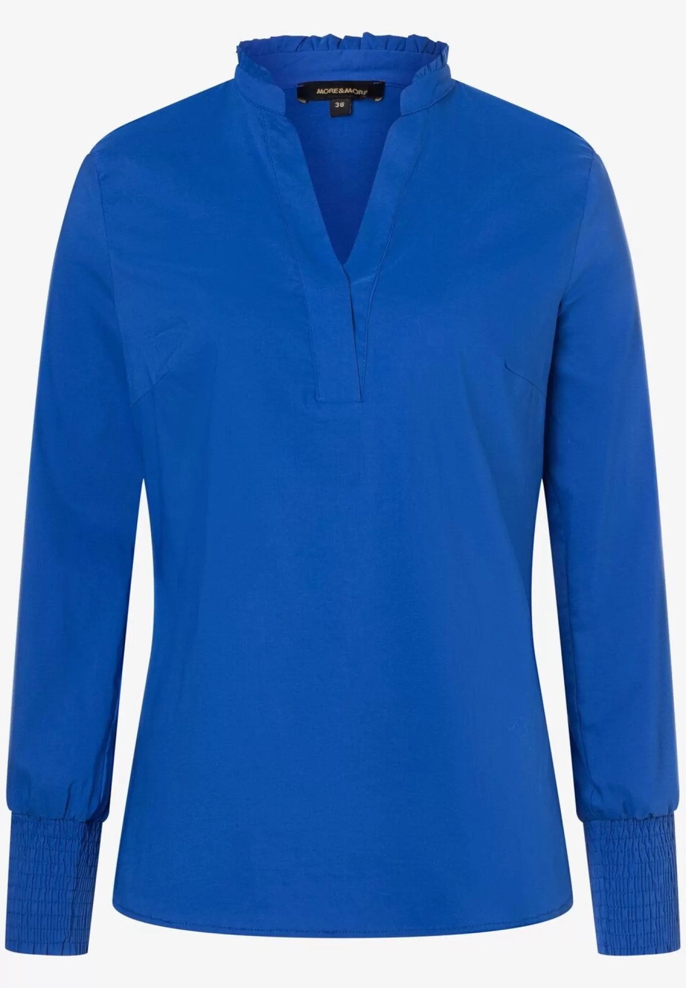 Best Sale MORE&MORE Baumwoll/Stretch Bluse, deep blue, Herbst-Kollektion blau