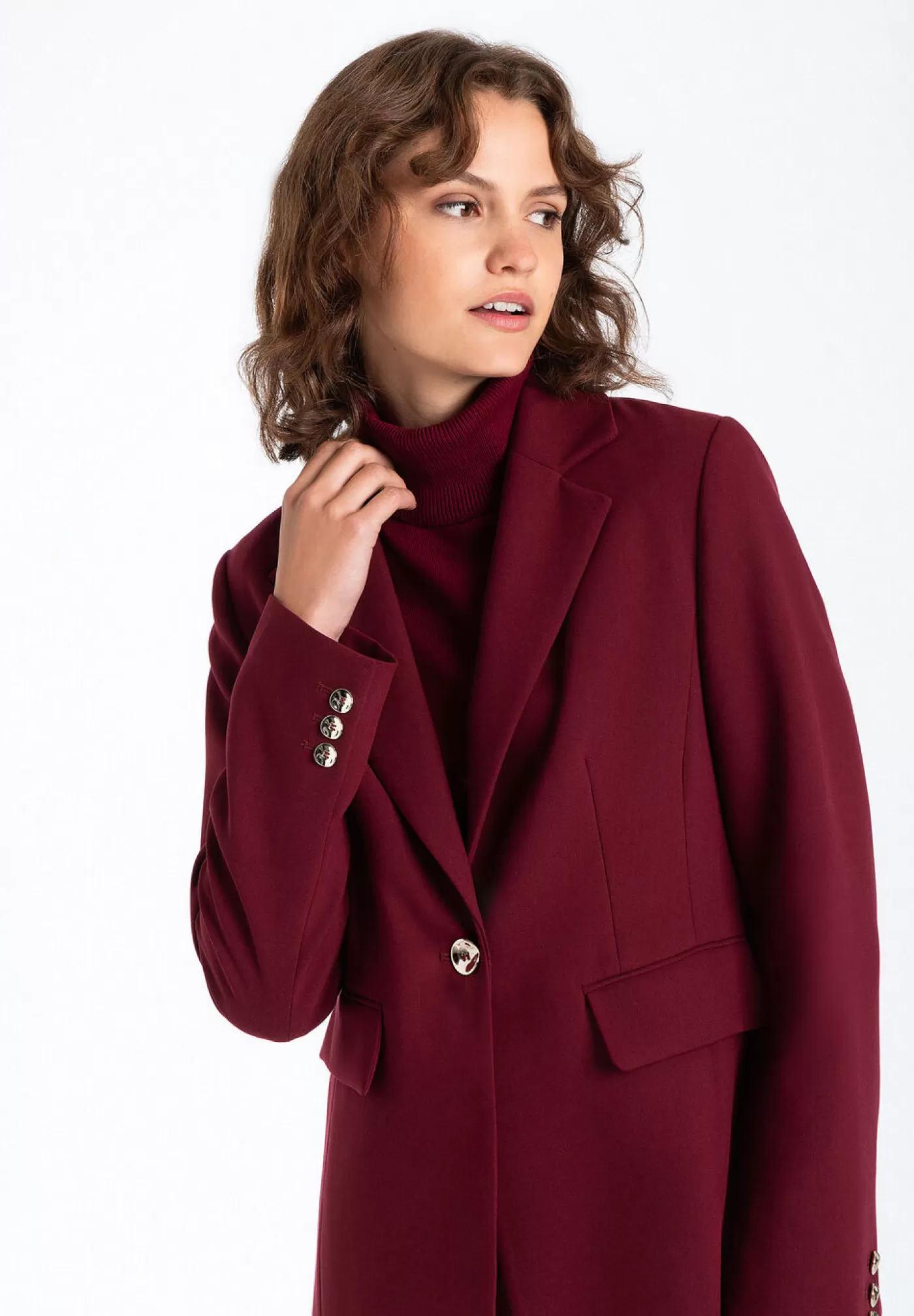 Discount MORE&MORE Blazer, burgundy, Herbst-Kollektion rot