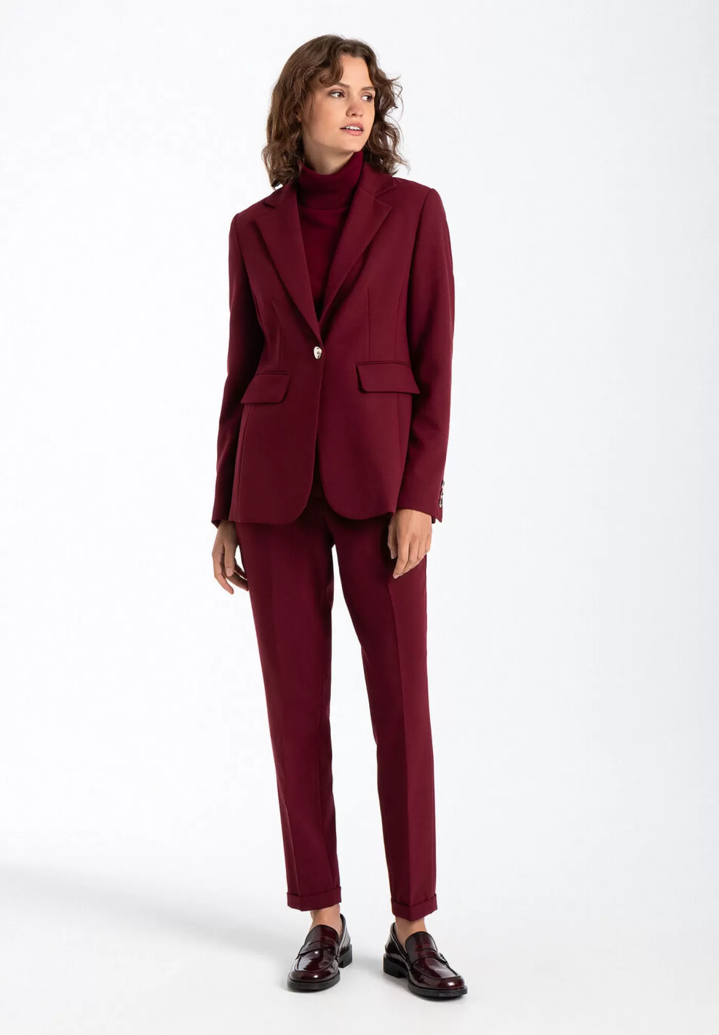 Discount MORE&MORE Blazer, burgundy, Herbst-Kollektion rot