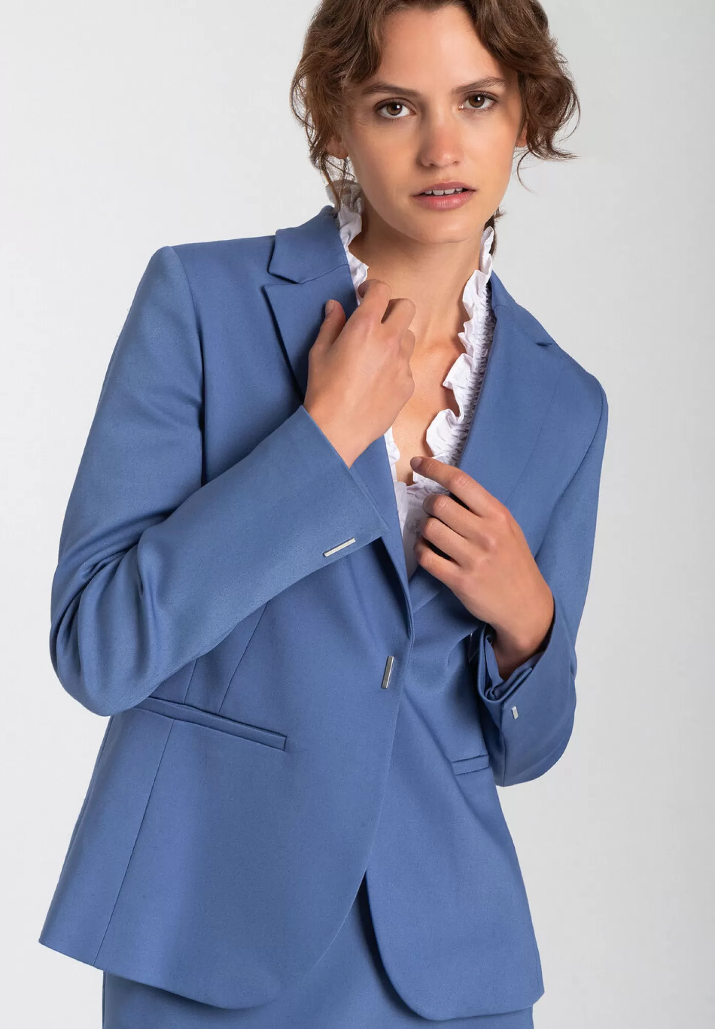 Flash Sale MORE&MORE Blazer, smoke blue, Herbst-Kollektion blau