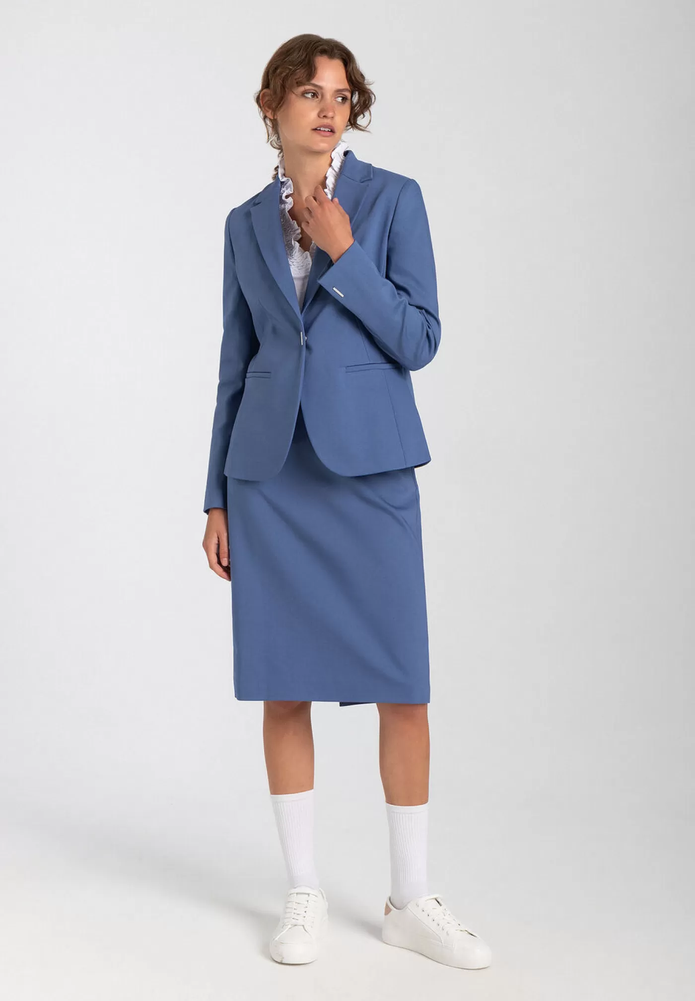 Flash Sale MORE&MORE Blazer, smoke blue, Herbst-Kollektion blau