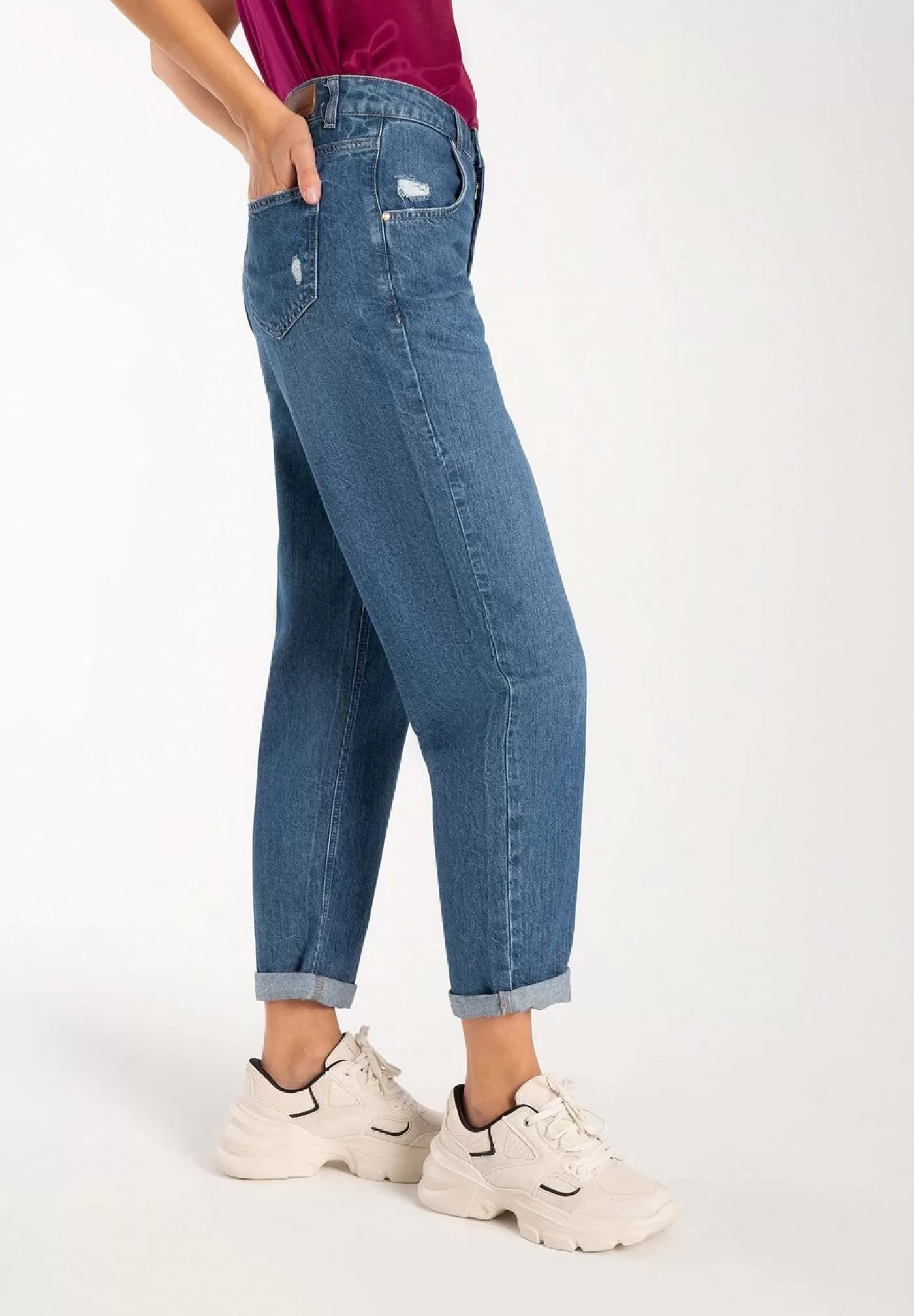 Cheap MORE&MORE Boyfriend Jeans, Herbst-Kollektion denim