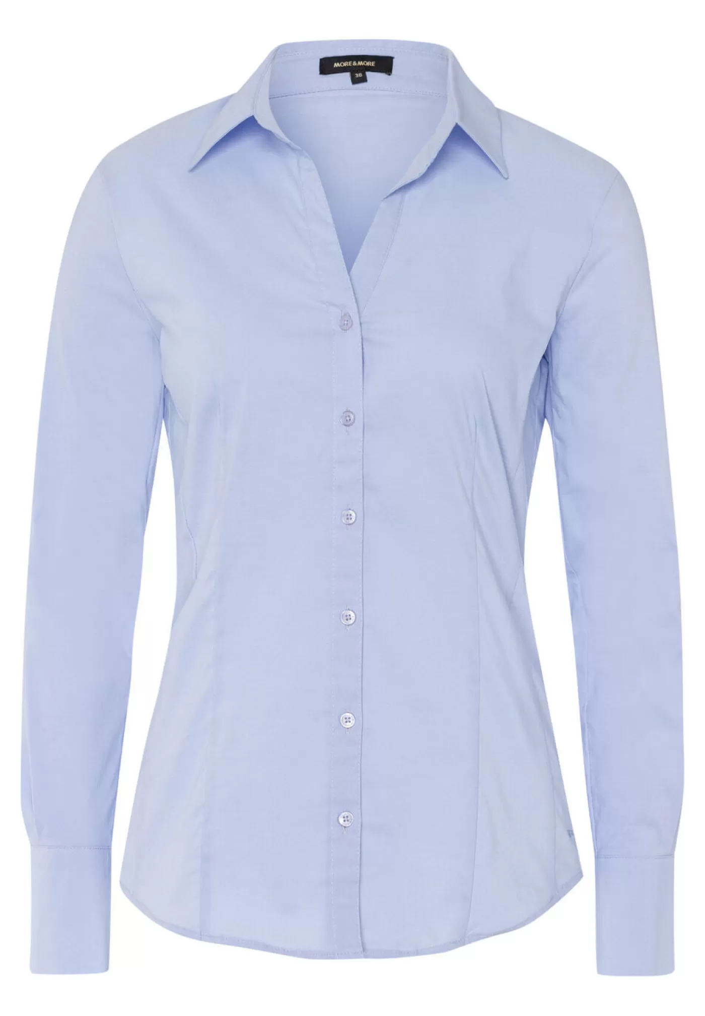 Cheap MORE&MORE Businessbluse, hell blau