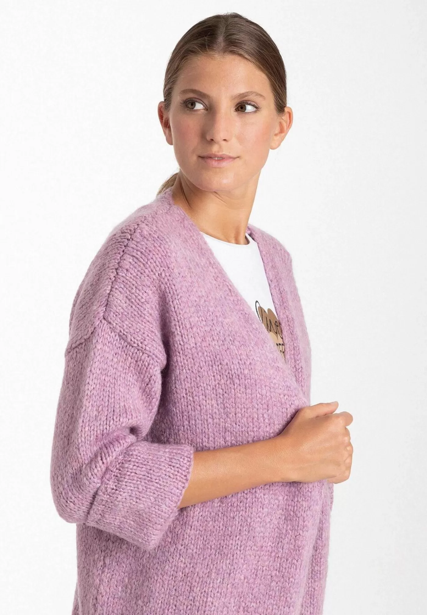 Cheap MORE&MORE Cardigan, c, Herbst-Kollektion lila