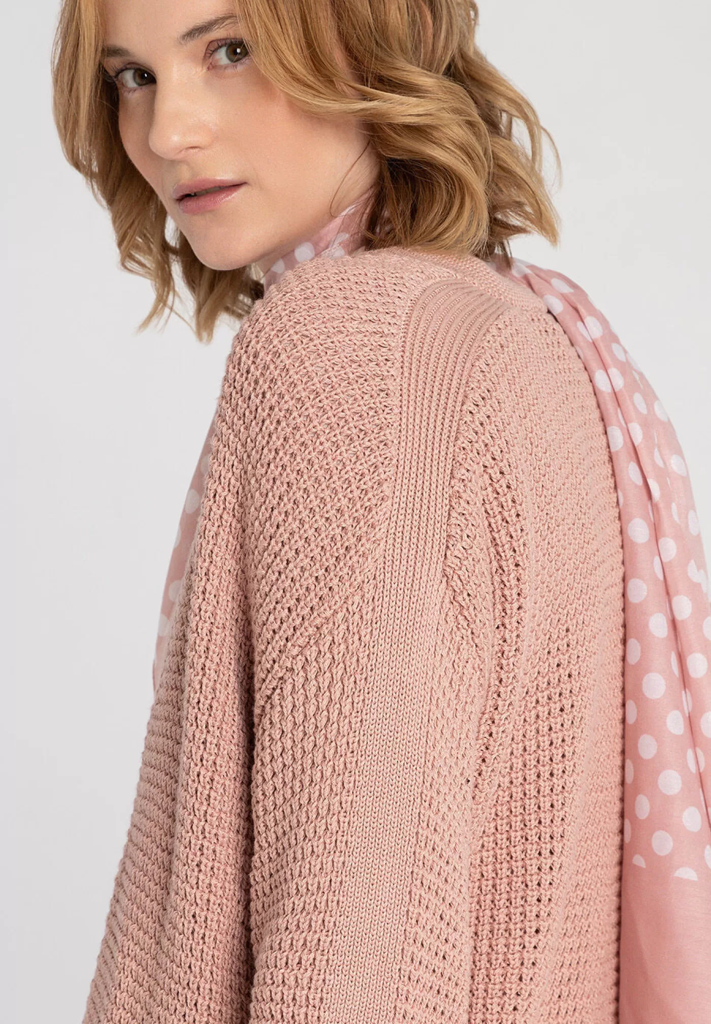 New MORE&MORE Cardigan, powder rose, Frühjahrs-Kollektion rosa