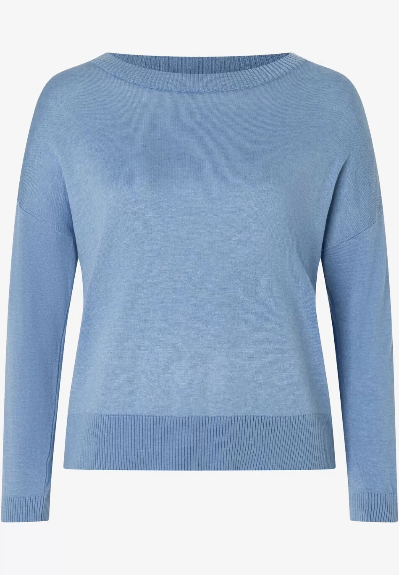 Store MORE&MORE Feinstrick-Pullover, happy blue, Herbst-Kollektion blau