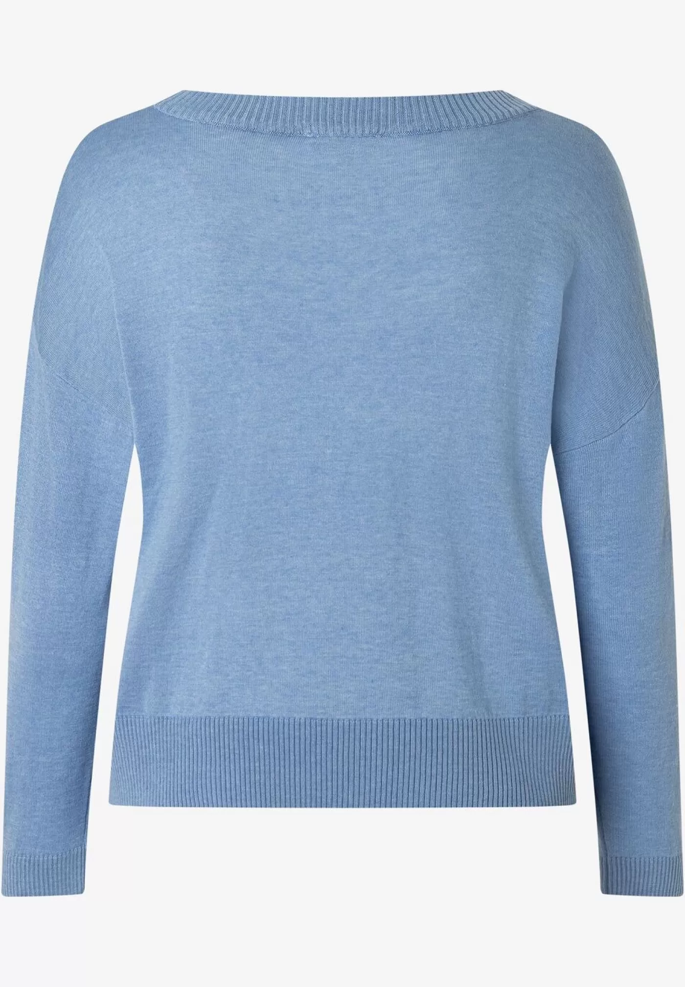 Store MORE&MORE Feinstrick-Pullover, happy blue, Herbst-Kollektion blau