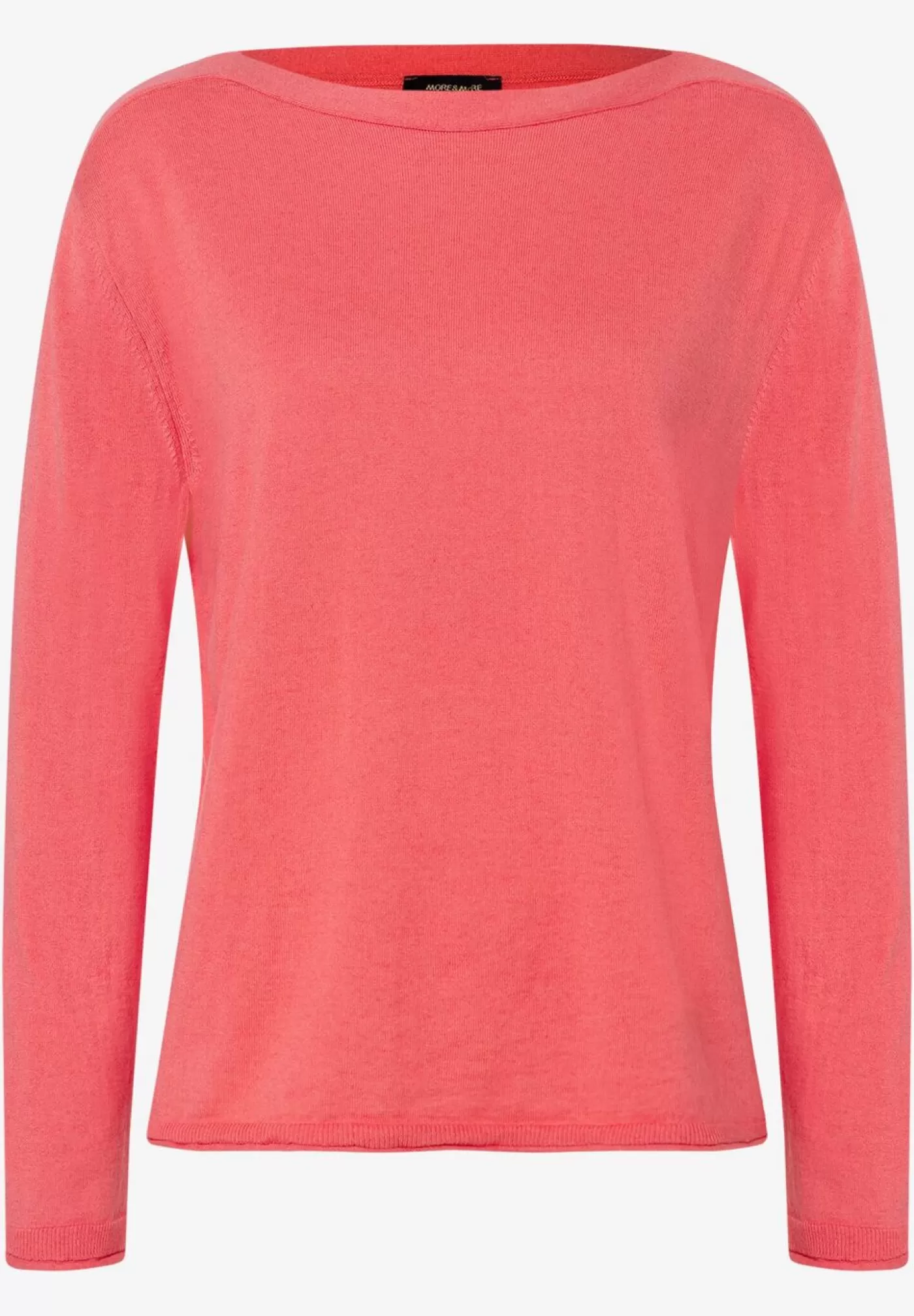 Sale MORE&MORE Feinstrick-Pullover mit Kaschmir, milky red, Frühjahrs-Kollektion rot