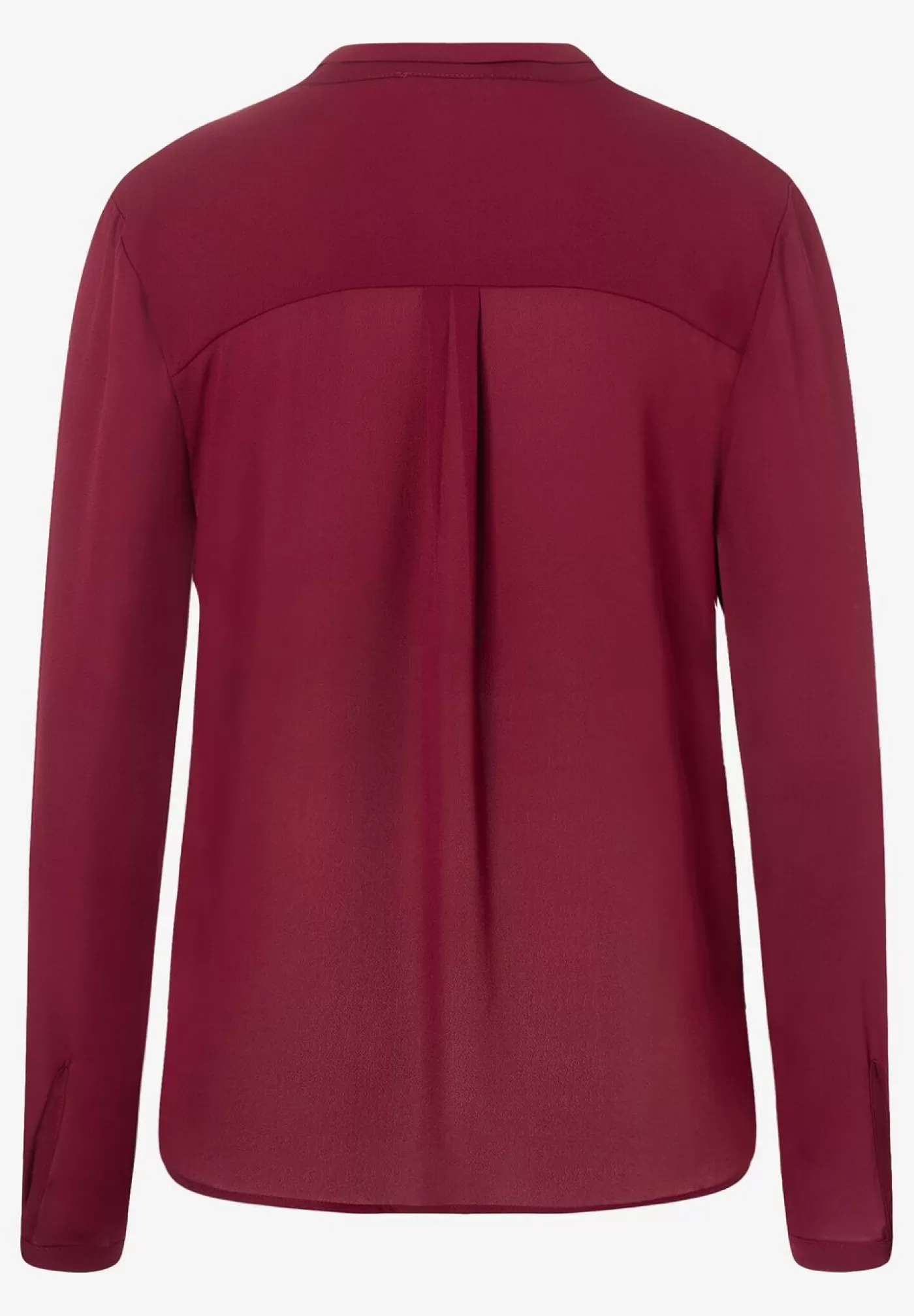 Online MORE&MORE fließende Bluse, burgundy, Herbst-Kollektion rot