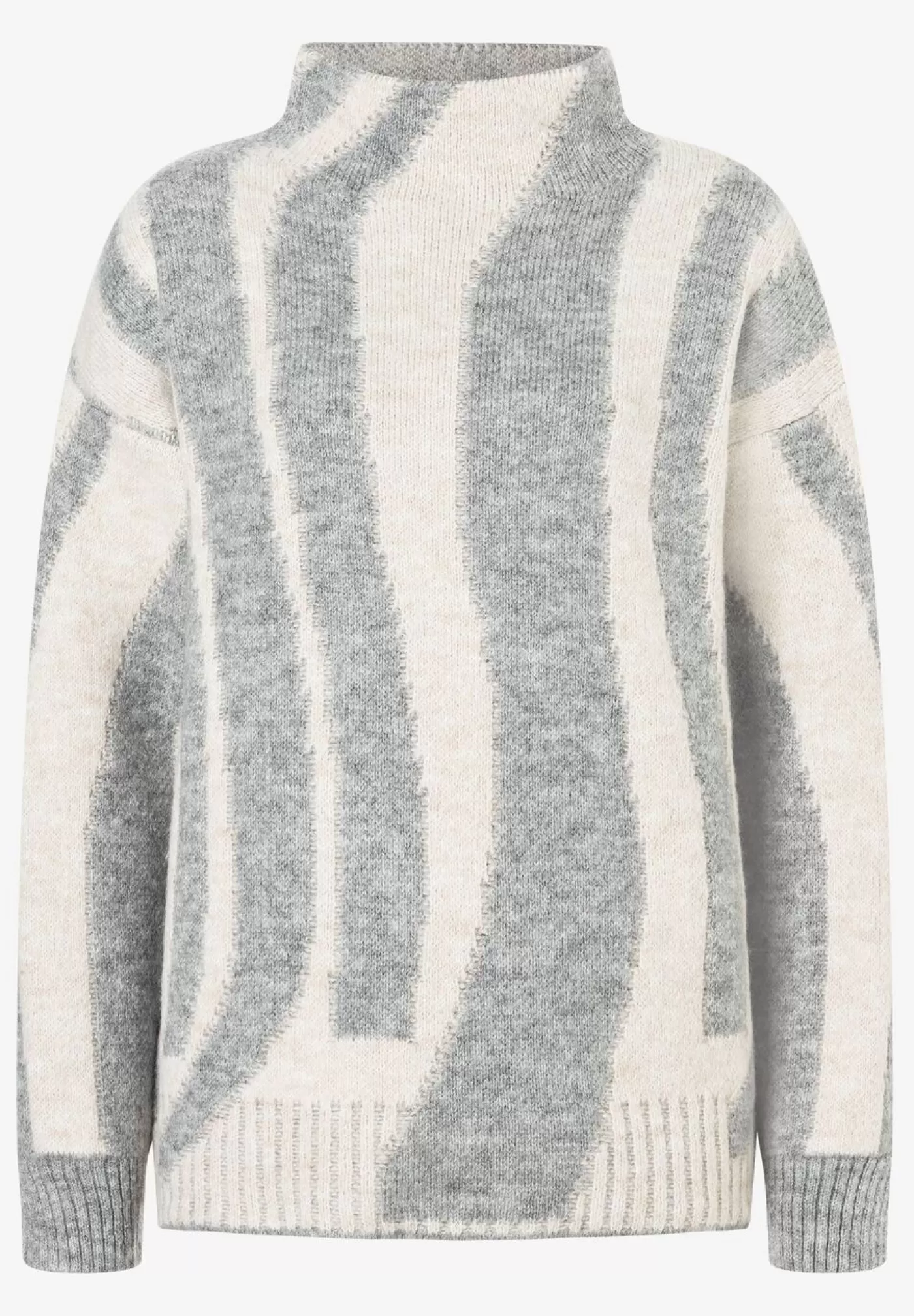 Best Sale MORE&MORE Jacquard-Pullover, Herbst-Kollektion grau