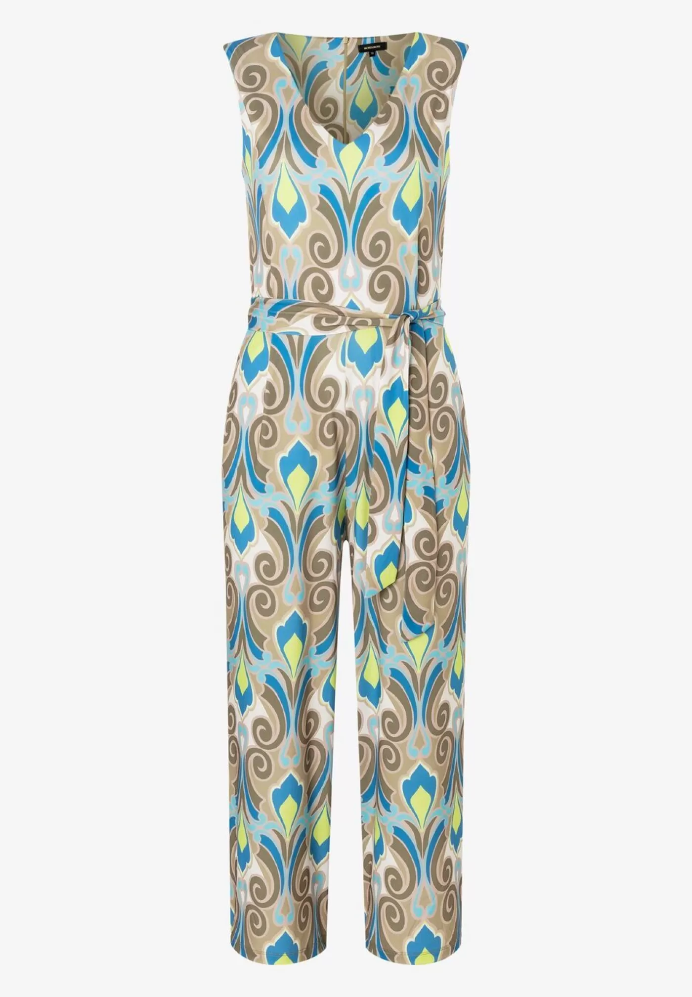 Flash Sale MORE&MORE Jersey Jumpsuit, Ornament-Print, lime/khaki/blau gruen