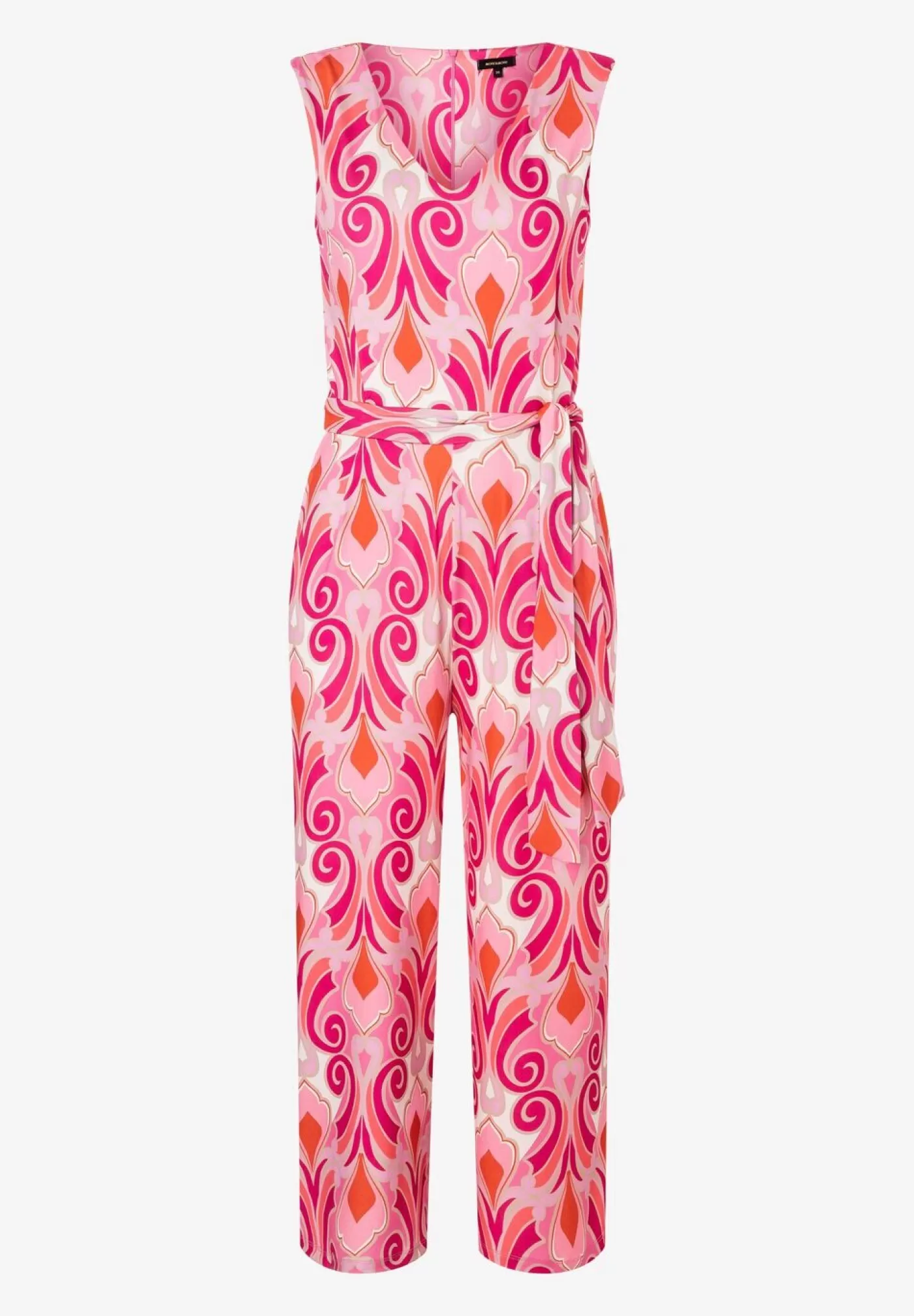 Store MORE&MORE Jersey Jumpsuit, Ornament-Print, rosa/rot/ pink