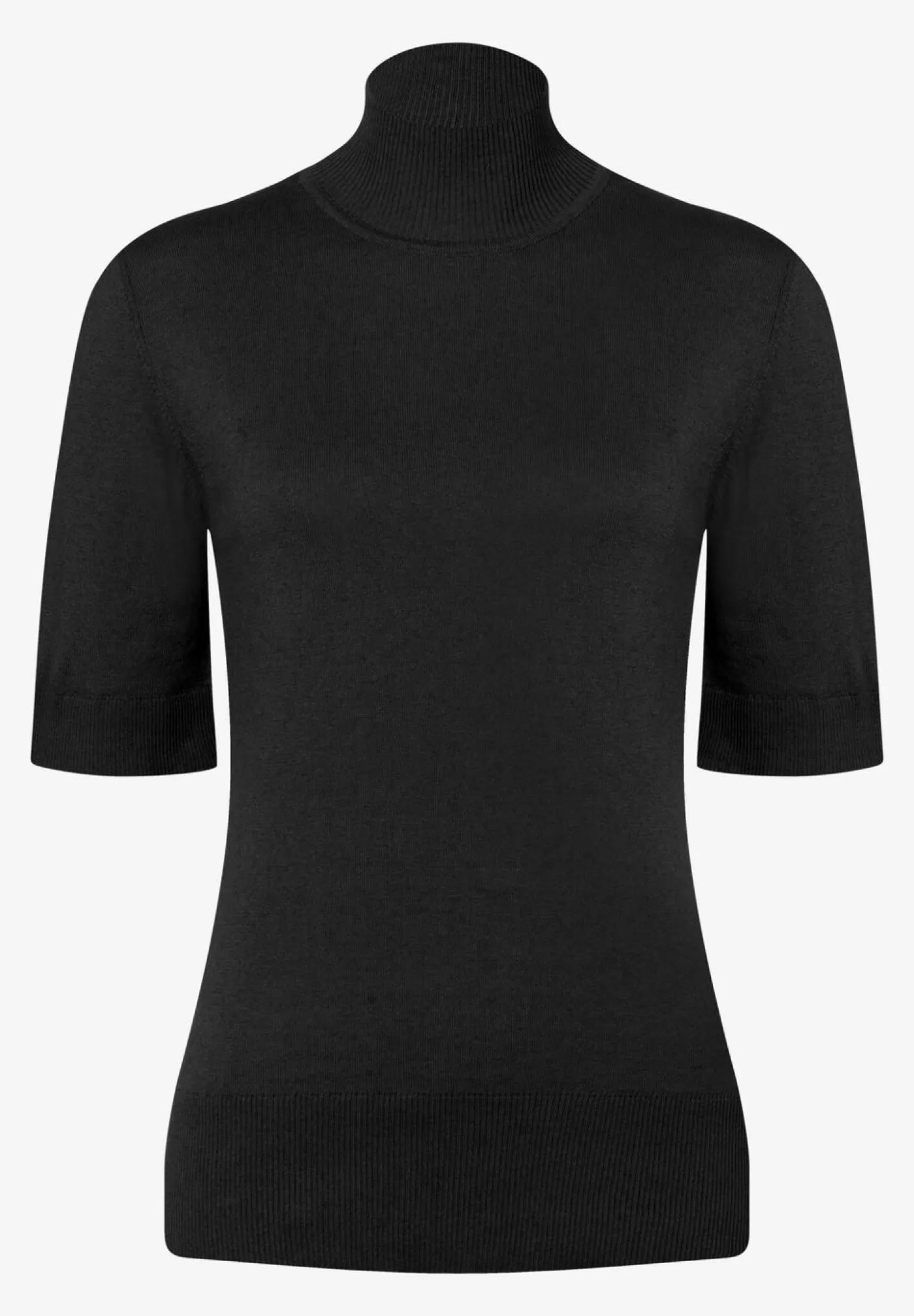 Sale MORE&MORE Kurzarm-Pullover mit Kaschmir, , Frühjahrs-Kollektion schwarz