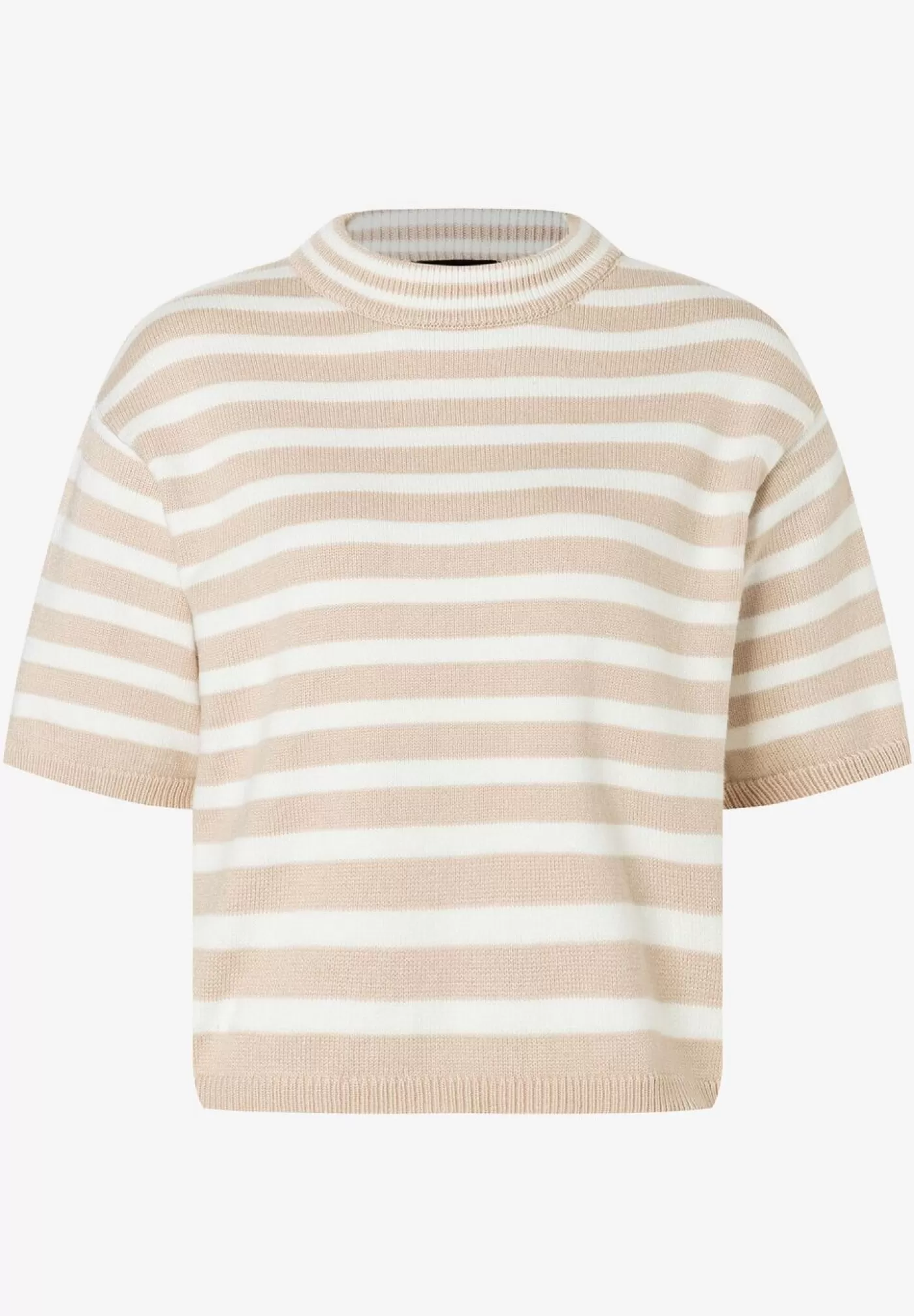 Clearance MORE&MORE kurzer Ringelpullover, beige/, Frühjahrs-Kollektion ecru