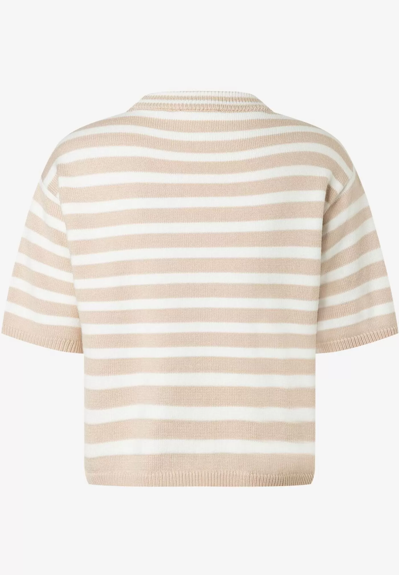 Clearance MORE&MORE kurzer Ringelpullover, beige/, Frühjahrs-Kollektion ecru