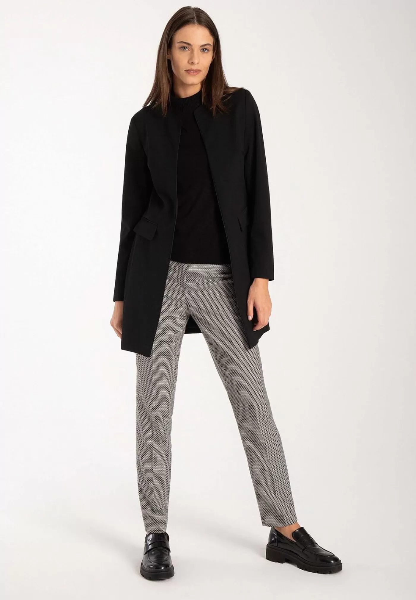 Shop MORE&MORE langer Blazer, schwarz