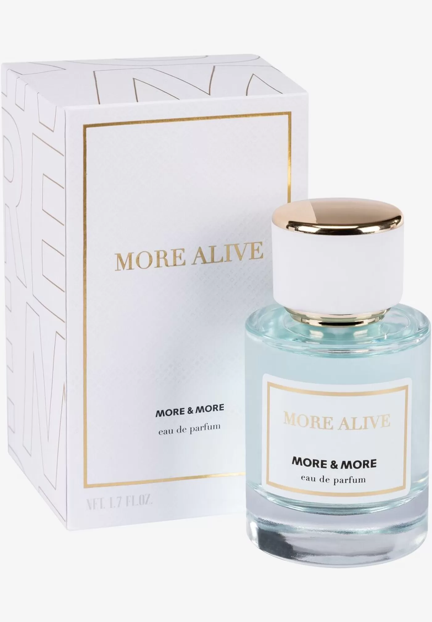 Cheap MORE&MORE Parfum "More Alive" weiss