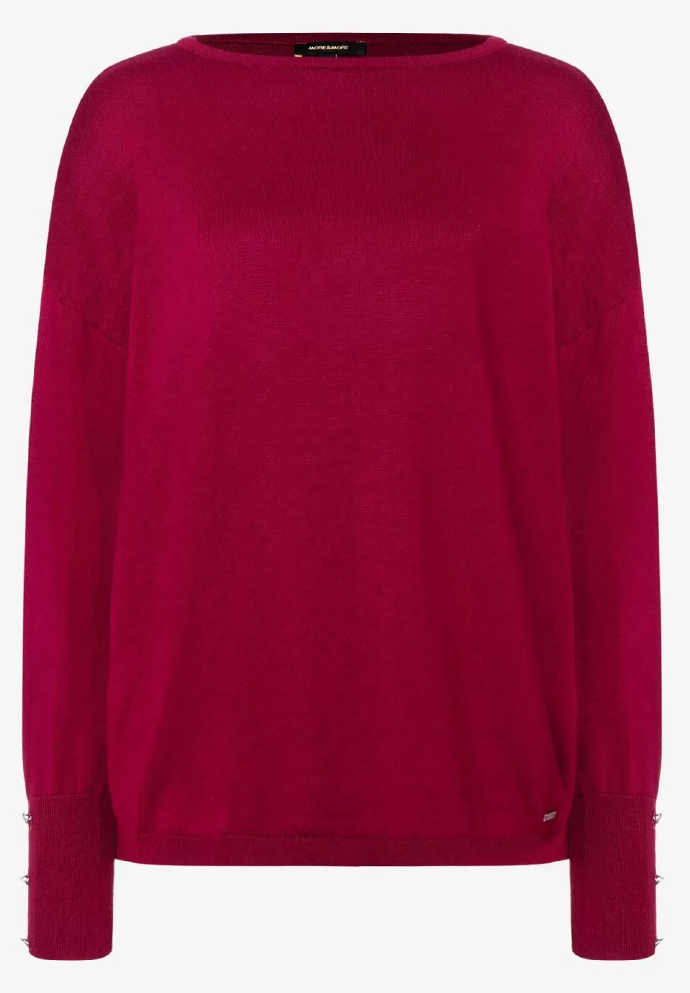 Online MORE&MORE Pullover, burgundy, Herbst-Kollektion rot