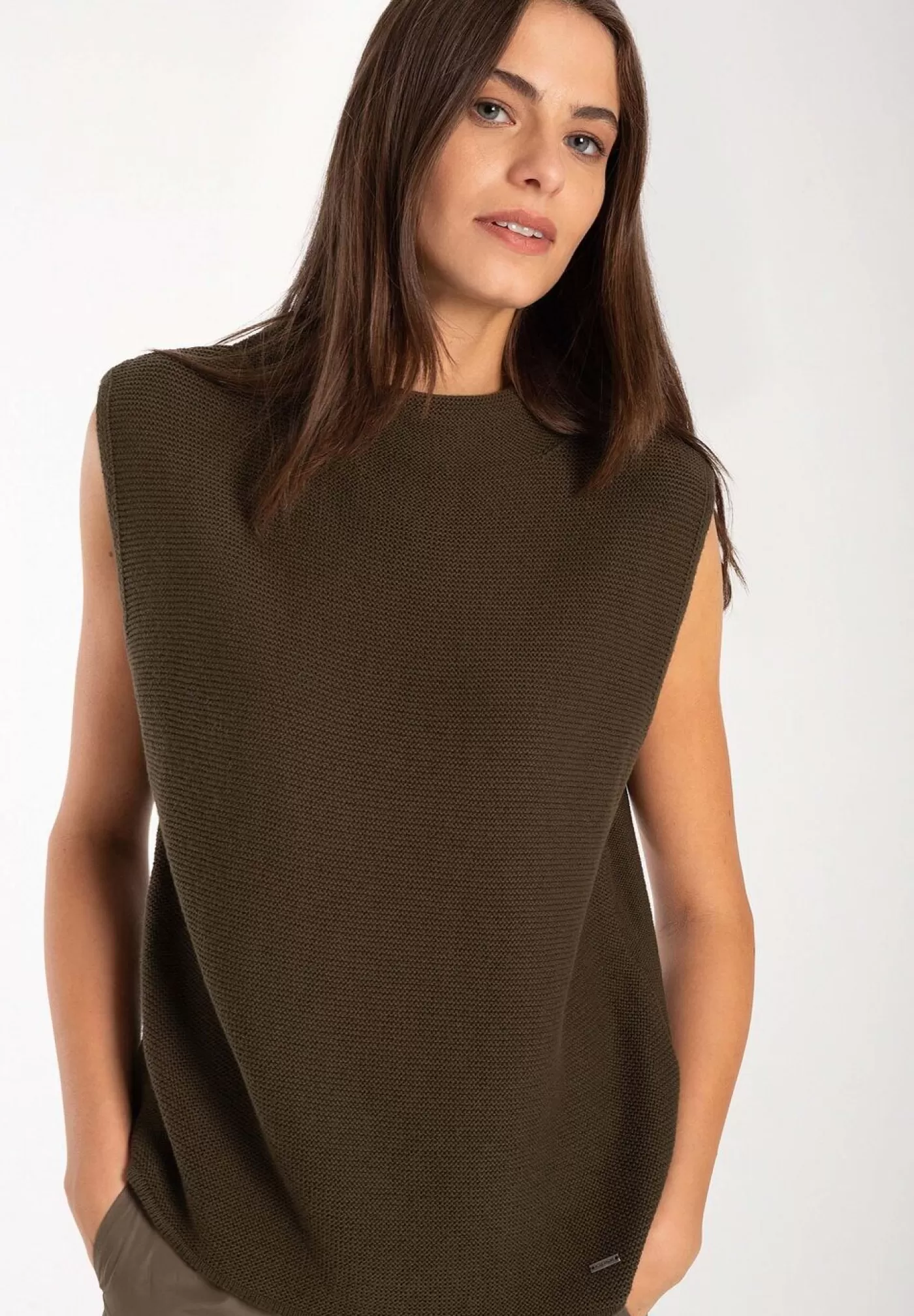 Best MORE&MORE Pullunder, olive, Herbst-Kollektion gruen