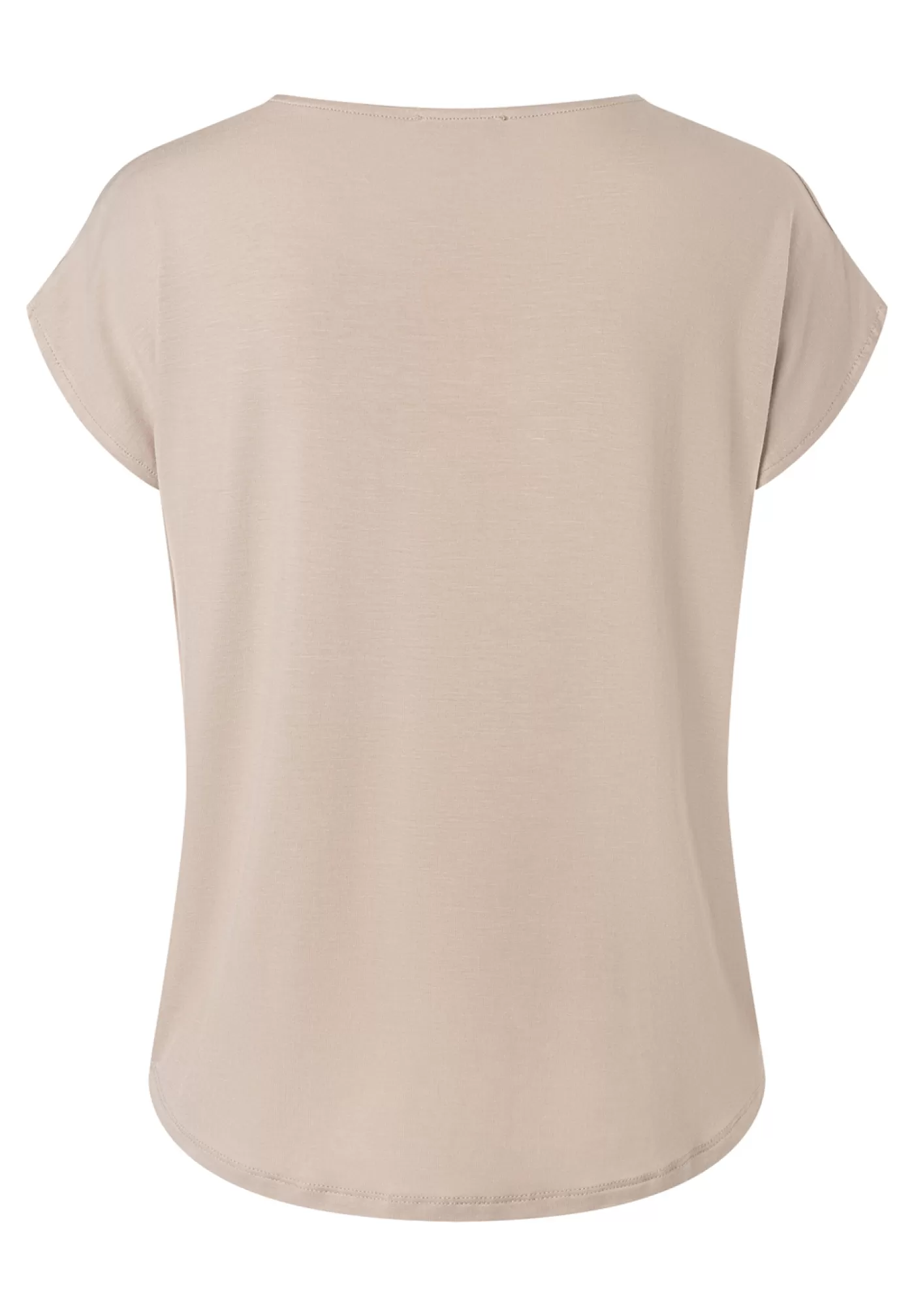 Store MORE&MORE Shirt mit Satinfront, sand beige