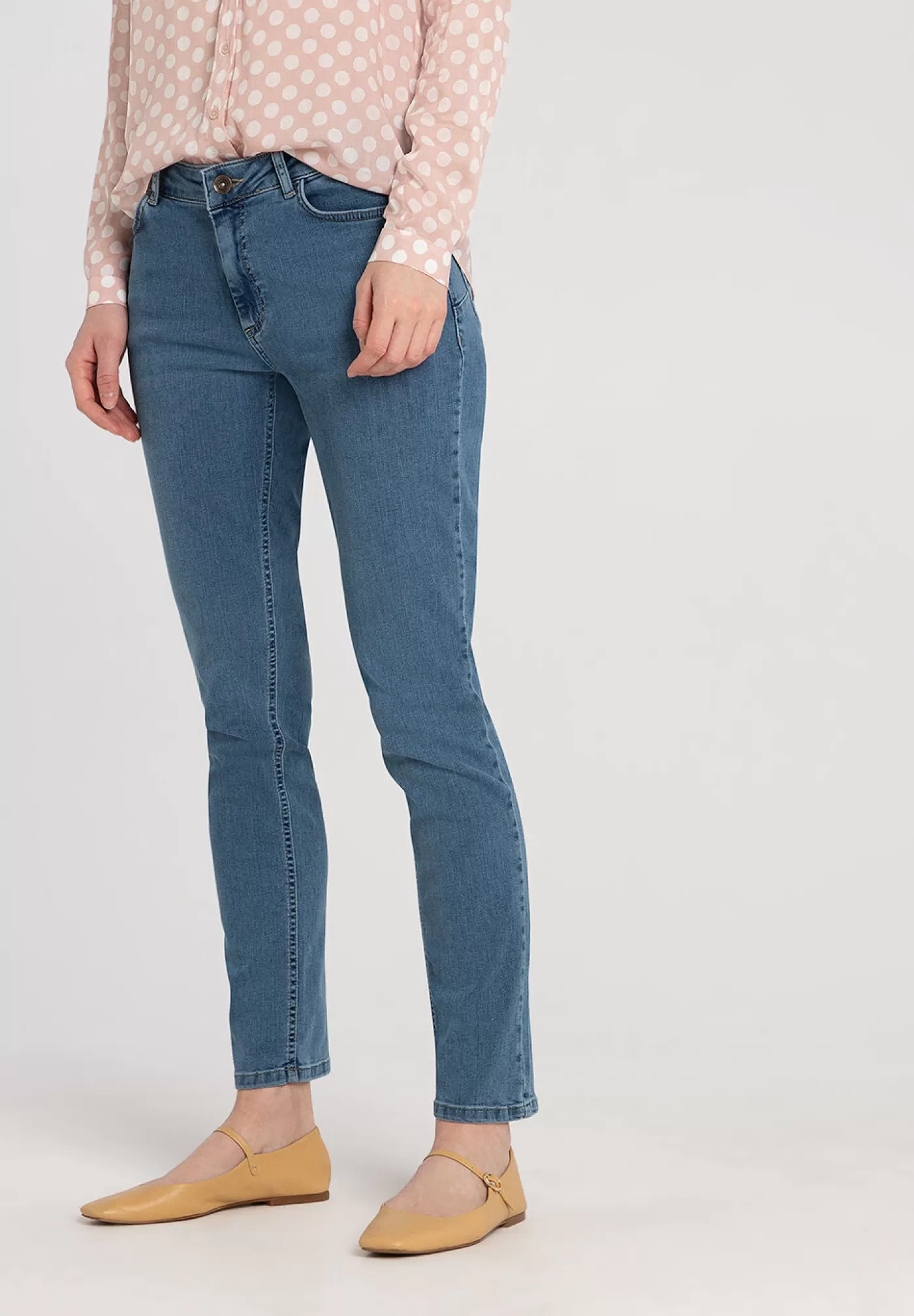 Online MORE&MORE Skinny Jeans, blue , Frühjahrs-Kollektion denim