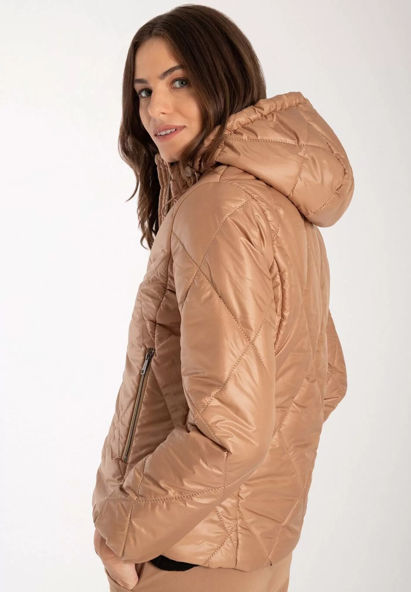 Best MORE&MORE Steppjacke, warm camel, Winter-Kollektion beige