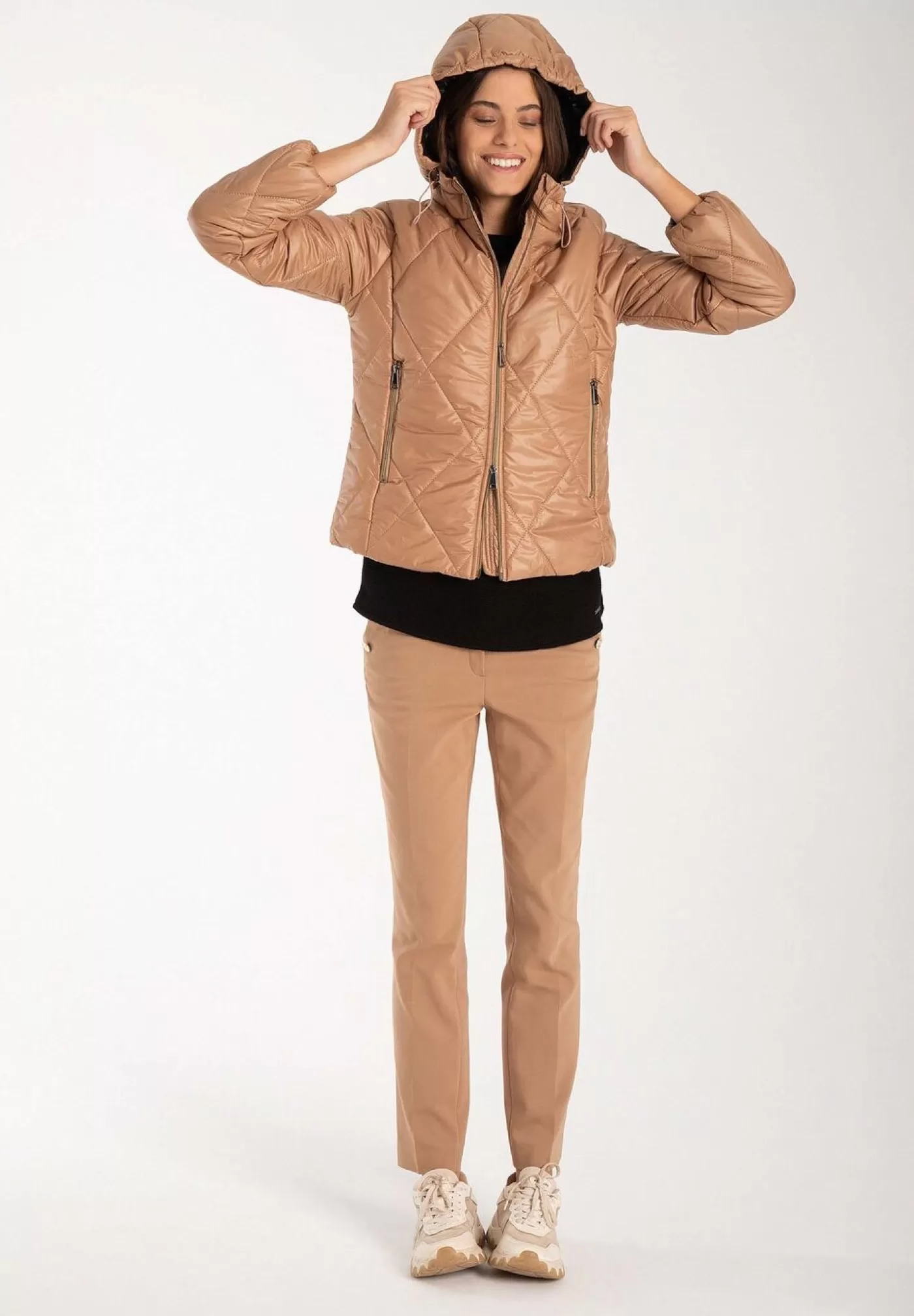 Best MORE&MORE Steppjacke, warm camel, Winter-Kollektion beige