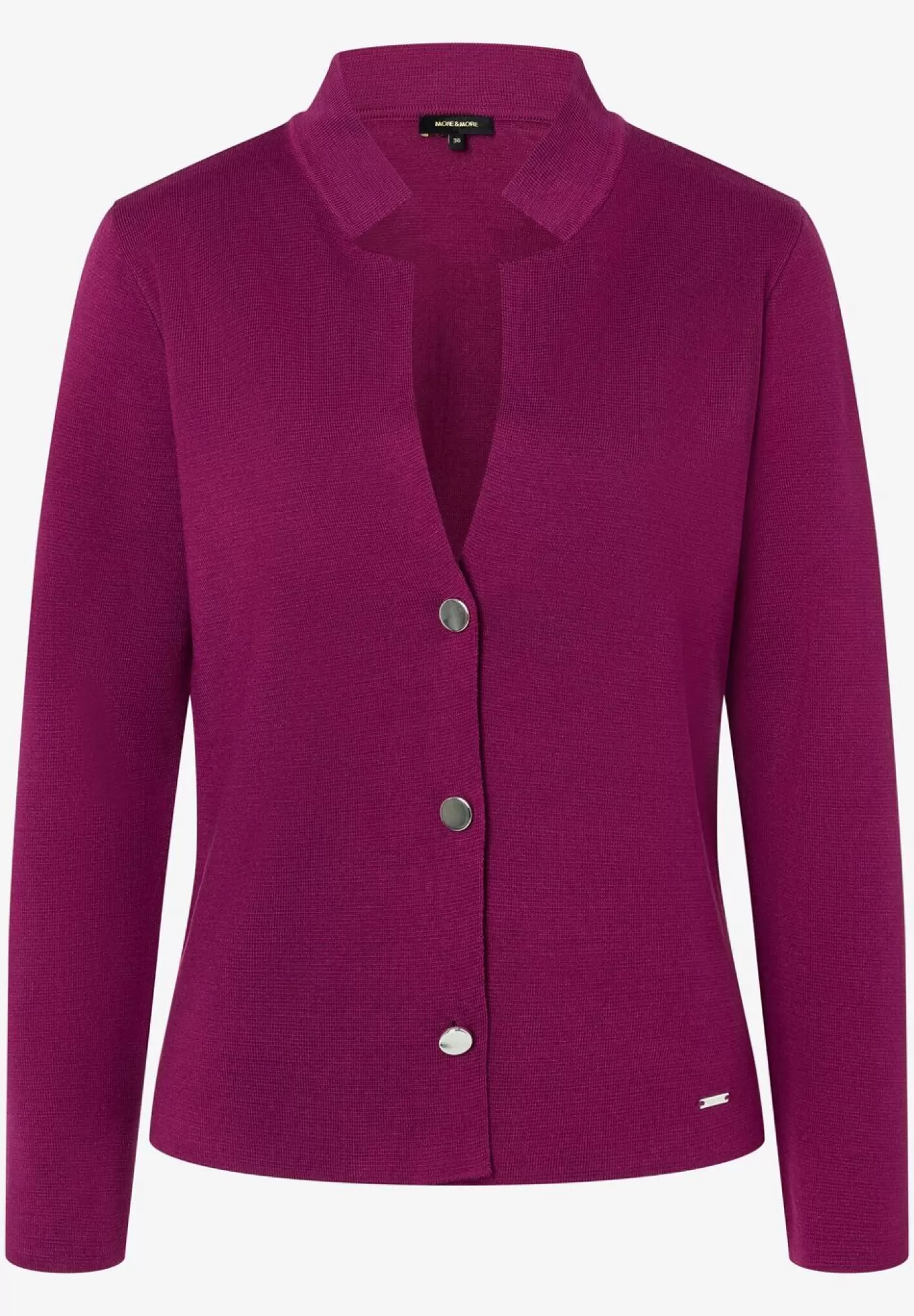 New MORE&MORE Strickjacke, dark orchid, Herbst-Kollektion pink