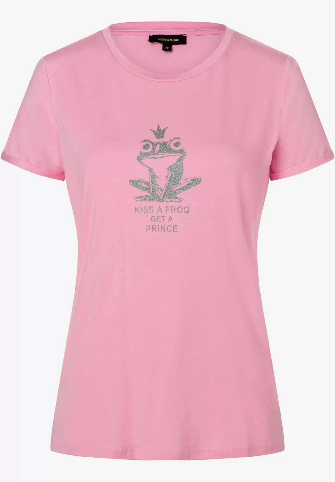 Online MORE&MORE T-Shirt mit Frosch, creamy , Frühjahrs-Kollektion pink