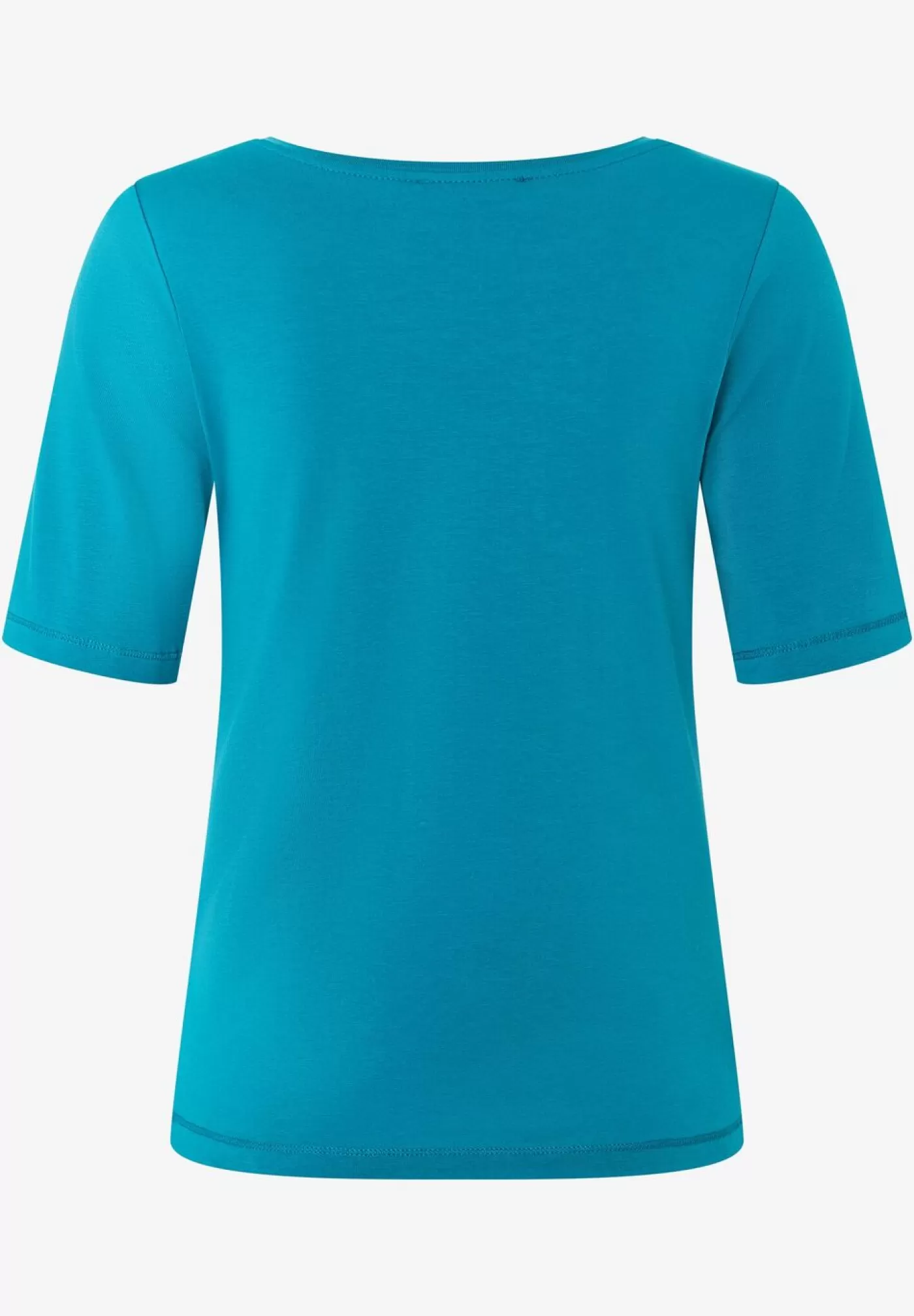 Flash Sale MORE&MORE T-Shirt, U-Boot Ausschnitt, petrol blau